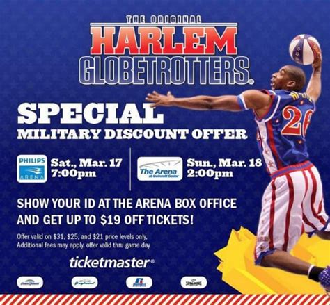 military discount harlem globetrotters  It has been used 1,276 times